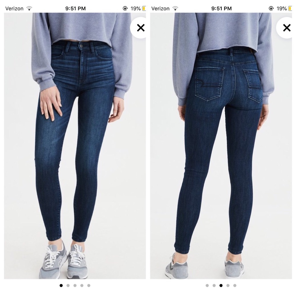 American Eagle high rise jeggings